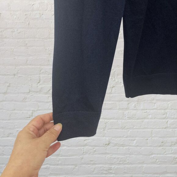 Ted Baker London Saysay Crew Neck Sweater Navy Black Size 4 - Picture 11 of 16